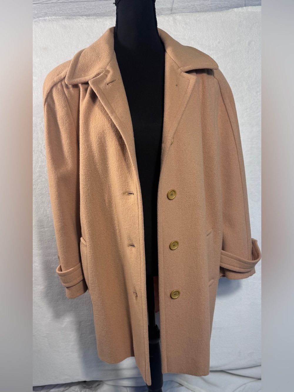 Vintage Signature Coats by Miss Harwood Wool Coat Union Made USA M/L